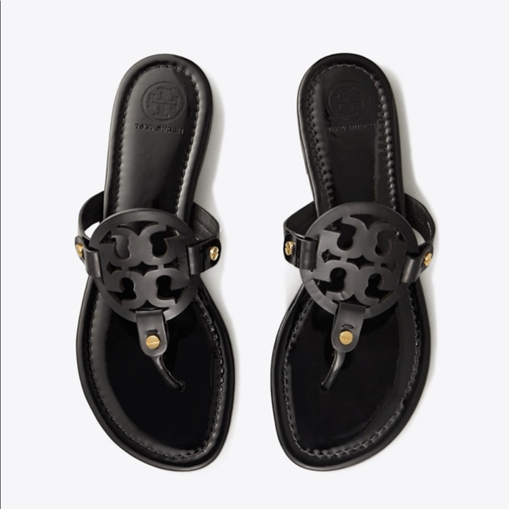 Tory Burch Black Miller Sandals
